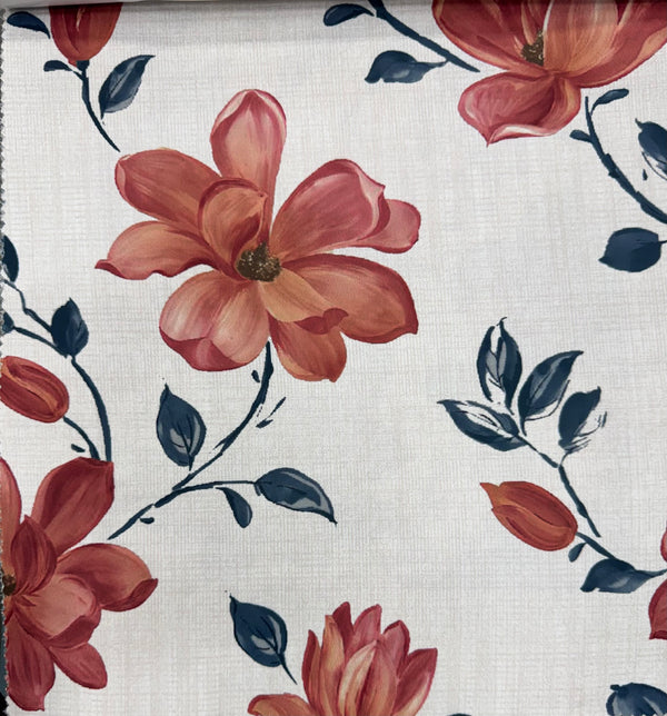 Floral Design Curtain